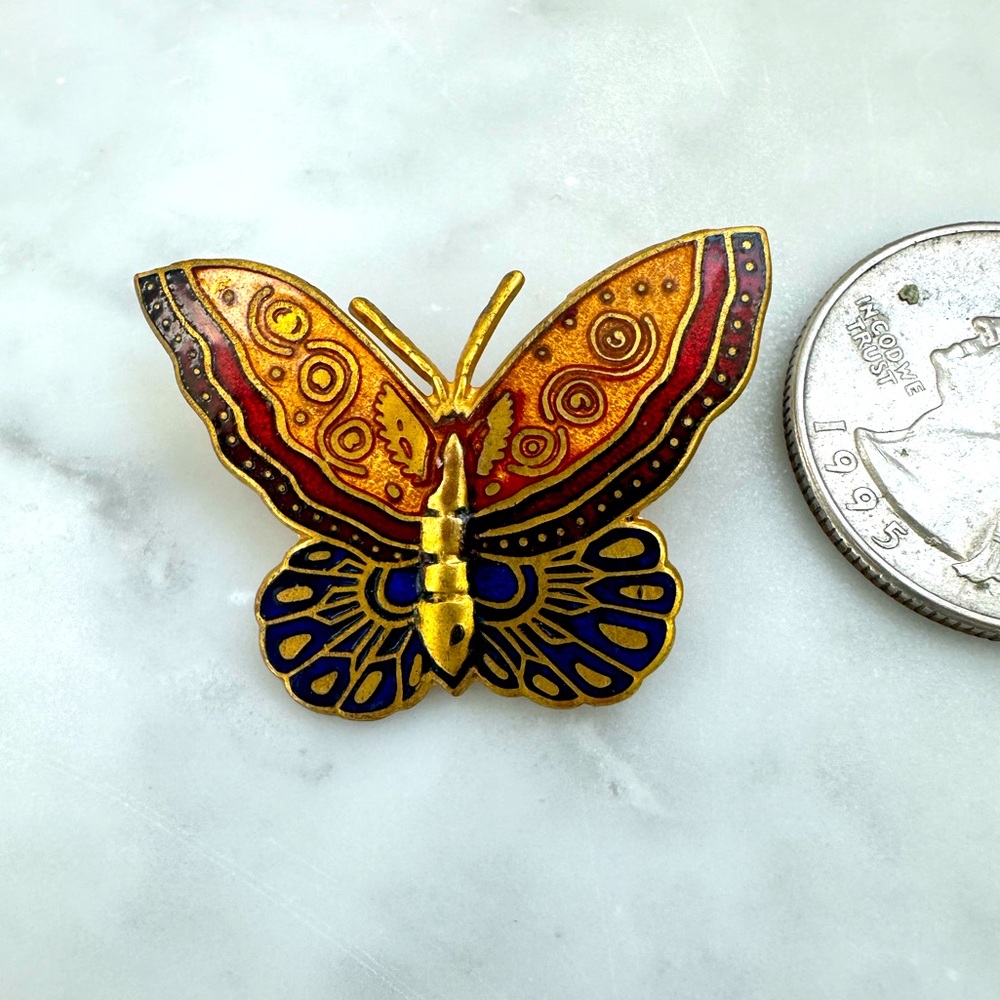 Vintage Butterfly Pin EUC